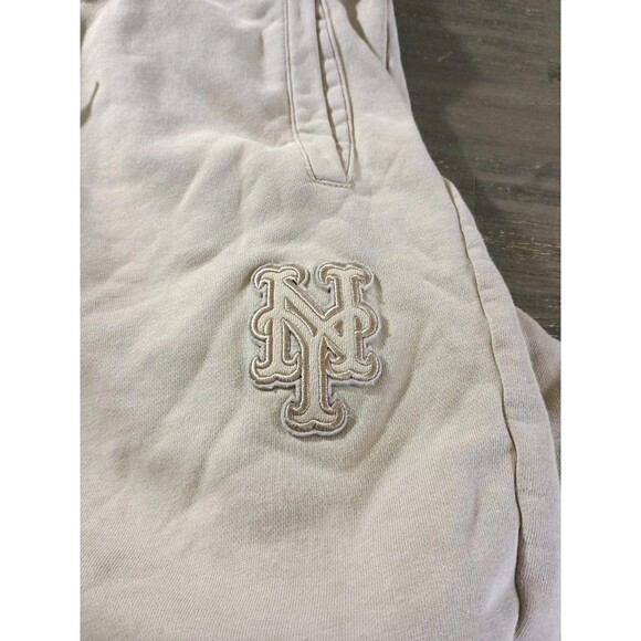 New York Mets Pro Standard Tan Beige Men's Sweatpants Size 2x - Picture 4 of 11